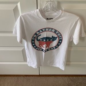 CAT POLITICS TEE